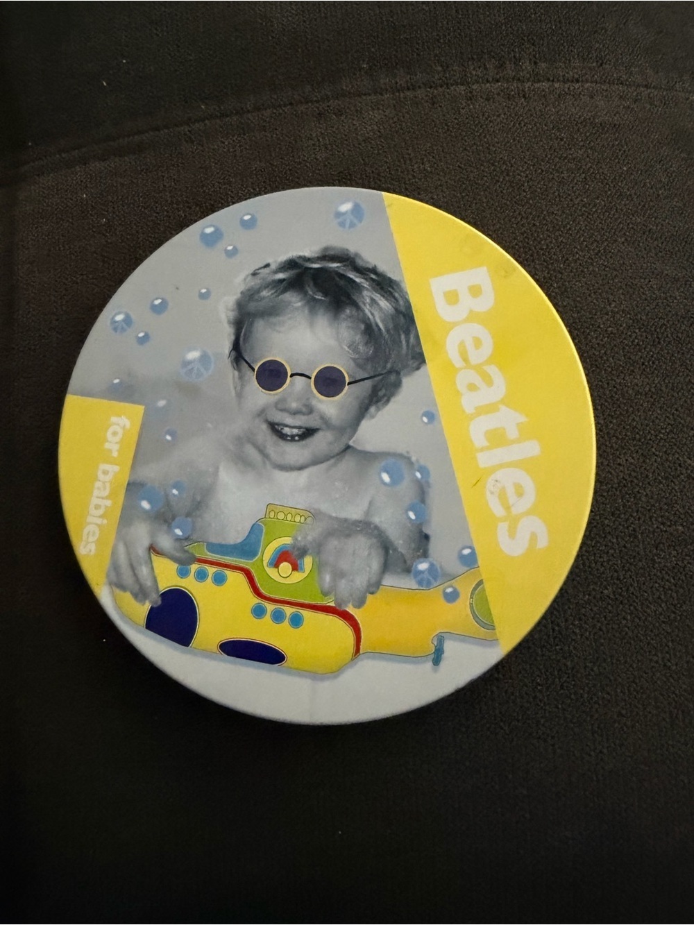 Beatles for Babies CD - Yellow & Cream Graphic Disc